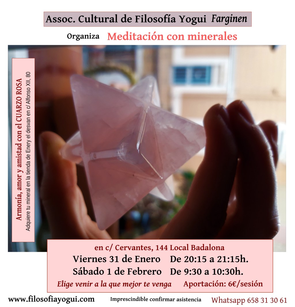 CUARZO ROSA MEDITACIÓN CON&nbsp;MINERALES