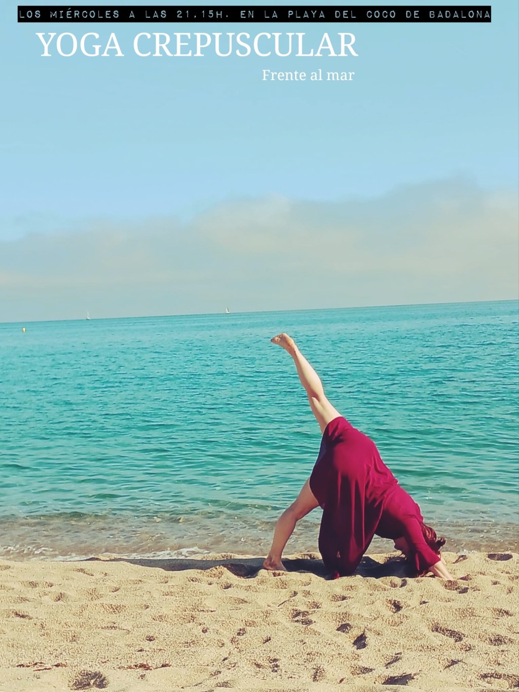 YOGA EN LA PLAYA DE&nbsp;BADALONA